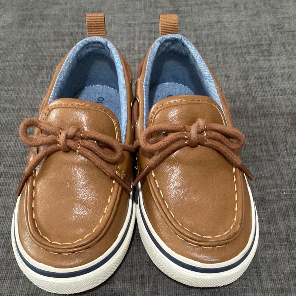 Old Navy Brown Moccasins with Classic Stitching and Slip-On Design